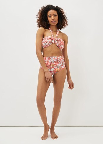 Phase Eight Jasmin Floral Swimwear Red Australia | NS6138597